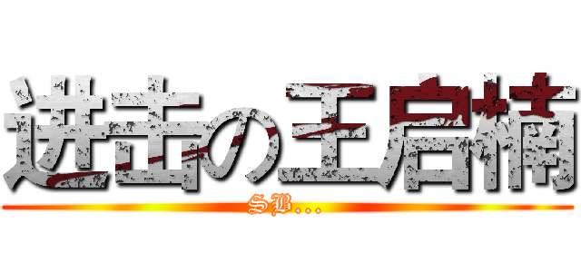 进击の王启楠 (SB...)