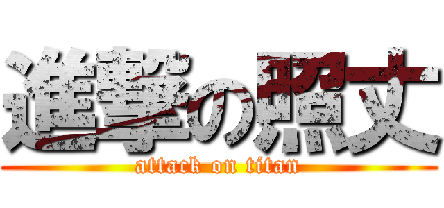 進撃の照丈 (attack on titan)