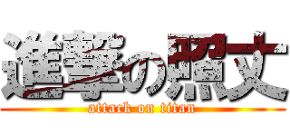 進撃の照丈 (attack on titan)