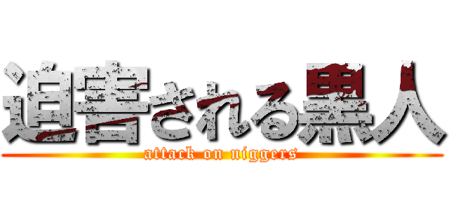 迫害される黒人 (attack on niggers)