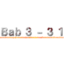 Ｂａｂ ３ － ３ １ (Latar Belakang Pemerintahan Beraja dan Demokrasi Beroalimen)