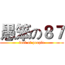 愚笨の８７ (fool of people)