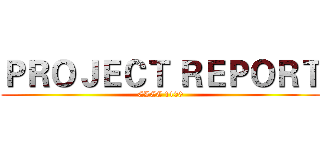 ＰＲＯＪＥＣＴ ＲＥＰＯＲＴ (ELEC 1100)