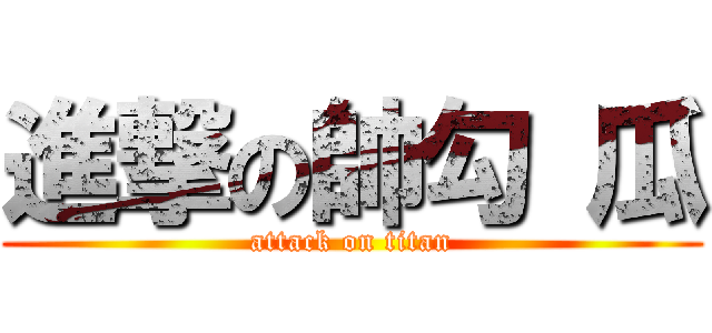 進撃の帥勾 瓜 (attack on titan)