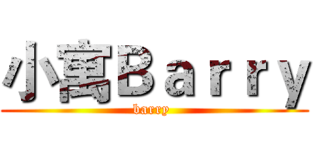 小寓Ｂａｒｒｙ (barry )
