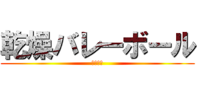 乾燥バレーボール (ブーマー)
