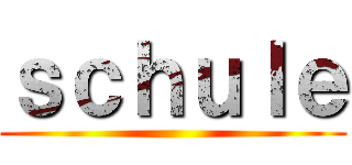 ｓｃｈｕｌｅ ()