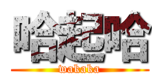 哈起哈 (wakaka)