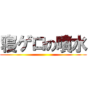 寝ゲロの噴水 ()