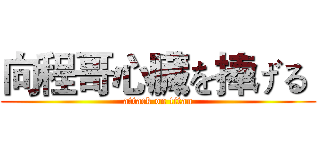 向程哥心臓を捧げる  (attack on titan)