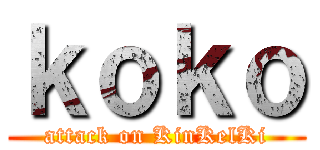 ｋｏｋｏ (attack on KinKelKi)