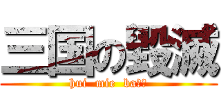 三国の毀滅 (hui  mie  ba！！)