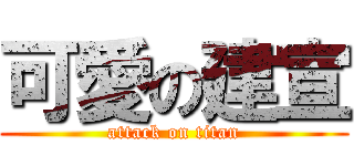 可愛の建宣 (attack on titan)