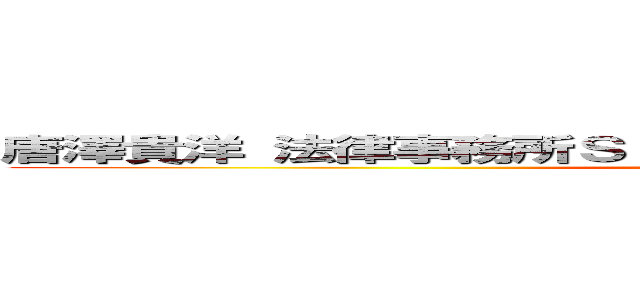 唐澤貴洋 法律事務所Ｓｔｅａｄｉｎｅｓｓ 公職選挙法違反 (謝罪はしないのですか？)