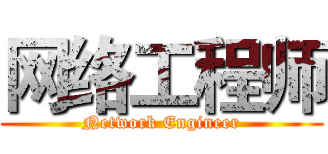 网络工程师 (Network Engineer)