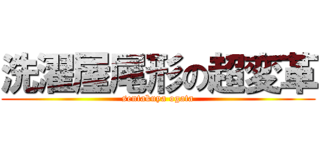 洗濯屋尾形の超変革 (sentakuya ogata)