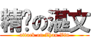精擊の湛文 (attack on Zhan Vin)