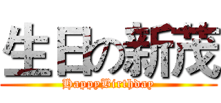 生日の新茂 (HappyBirthday)