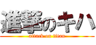 進撃のキハ (attack on titan)