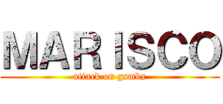 ＭＡＲＩＳＣＯ (attack on gamba)