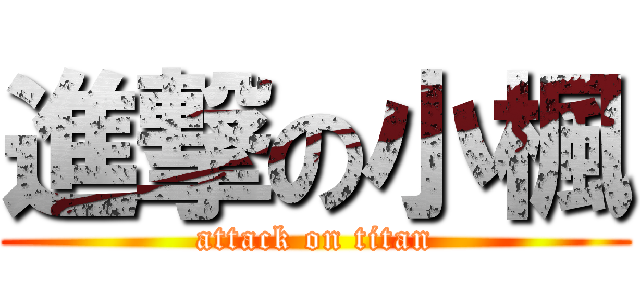 進撃の小楓 (attack on titan)