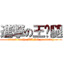 進撃の王亚腿 (attack on the WANG press leg)