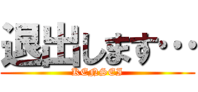 退出します… (KENSEI)