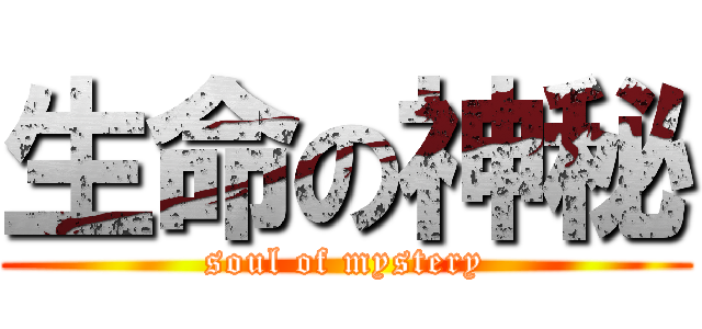 生命の神秘 (soul of mystery)