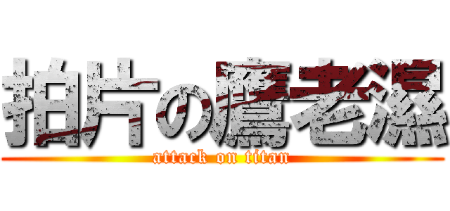 拍片の鷹老濕 (attack on titan)