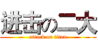 进击の二大 (attack on titan)