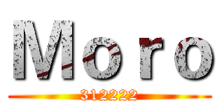 Ｍｏｒｏ (312222)