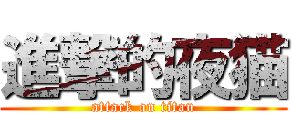 進撃的夜猫 (attack on titan)