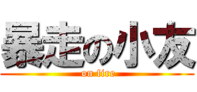 暴走の小友 ( on fire)