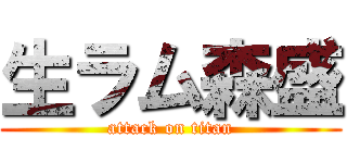 生ラム森盛 (attack on titan)