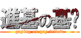 進基の基佬 (gaying on gay fellow)