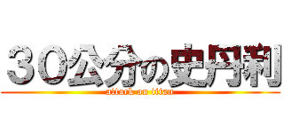 ３０公分の史丹利 (attack on titan)