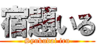 宿題いる (Syukudai iru)