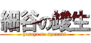 細谷の竣生 (hosoya no syunnki)