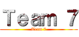 Ｔｅａｍ ７ (Team 7)