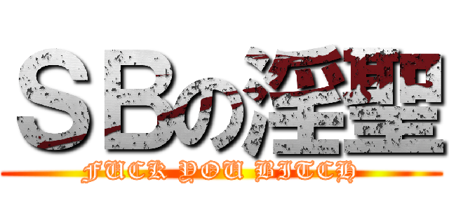 ＳＢの淫聖 (FUCK YOU BITCH)