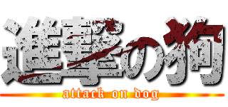 進撃の狗 (attack on dog)