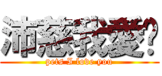 沛慈我愛你 (pets I love you)