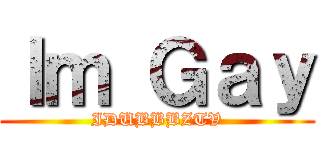 Ｉｍ Ｇａｙ (IDUBBBZTV)