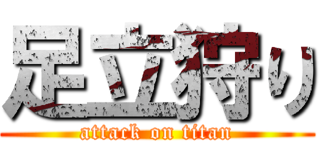 足立狩り (attack on titan)