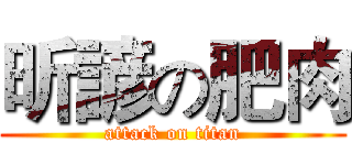 昕諺の肥肉 (attack on titan)