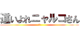 這いよれニャルコさん (X)