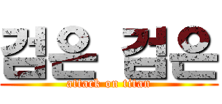 검은 검은 (attack on titan)