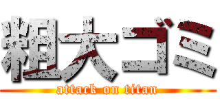 粗大ゴミ (attack on titan)