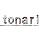 ｔｏｎａｒｉ (attack on titan)