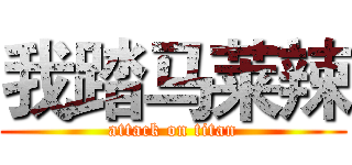 我踏马莱辣 (attack on titan)